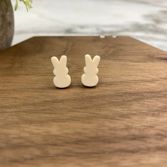 Acrylic Stud Earrings - Easter - Bunny - 3 Colors