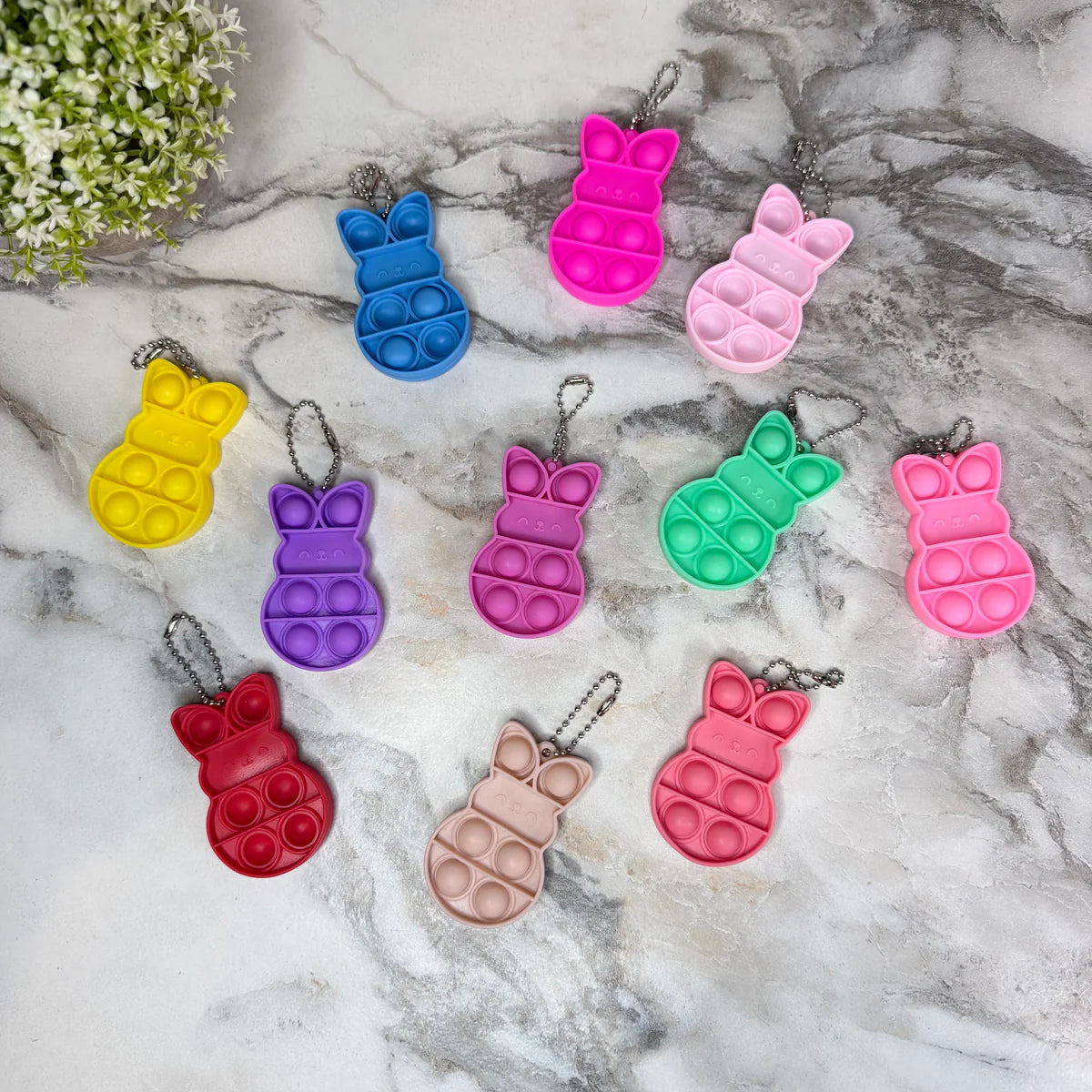 Bubble Pop Keychain - Easter - Bunny