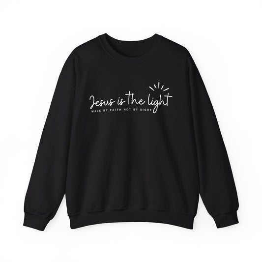 Jesus is the Light! Classic Crewneck Cozy Sweatshirt